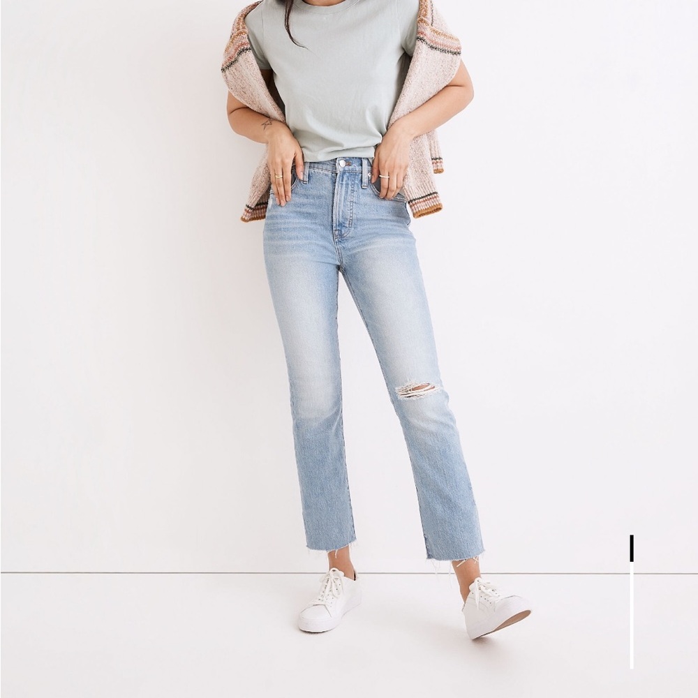 Madewell Light Blue Distressed Women's Jeans